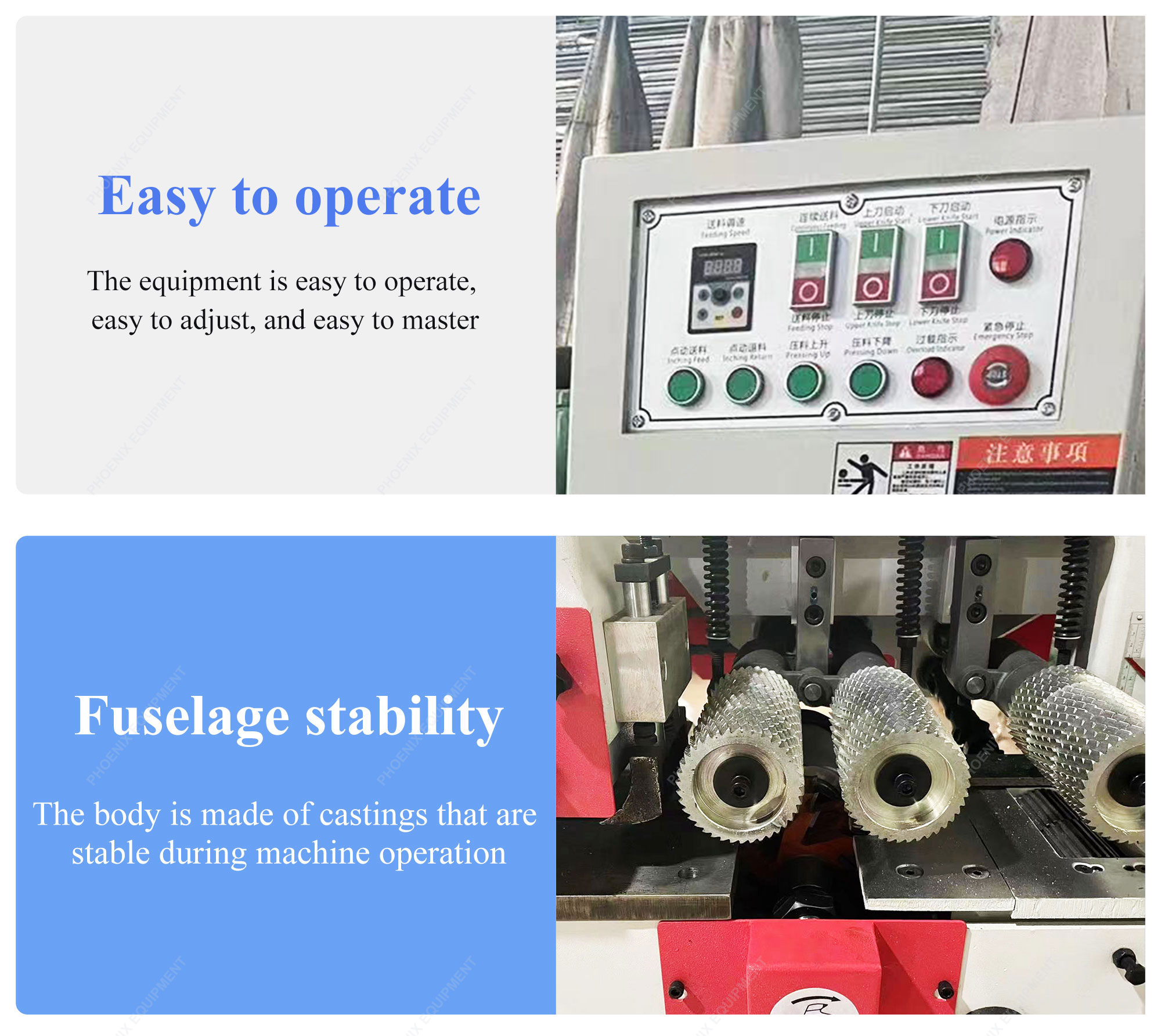 5.5kw*2 Power Handle Machinery Sander Mop Round Sticks Polishing Solid Wood Sanding Machine MB9012B