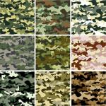 Enzyme wash Polyester/Cotton africa military combat camouflage fabric twill