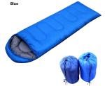 Small Comfortable Hooded Thermal Sleeping Bag for 4 Season - Blue/Red Color