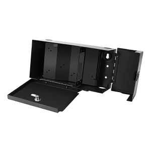 Wholesale Black Wall Mount Fiber Enclosure Holds 2 LGX Adapter Panels OEM packaging from china suppliers
