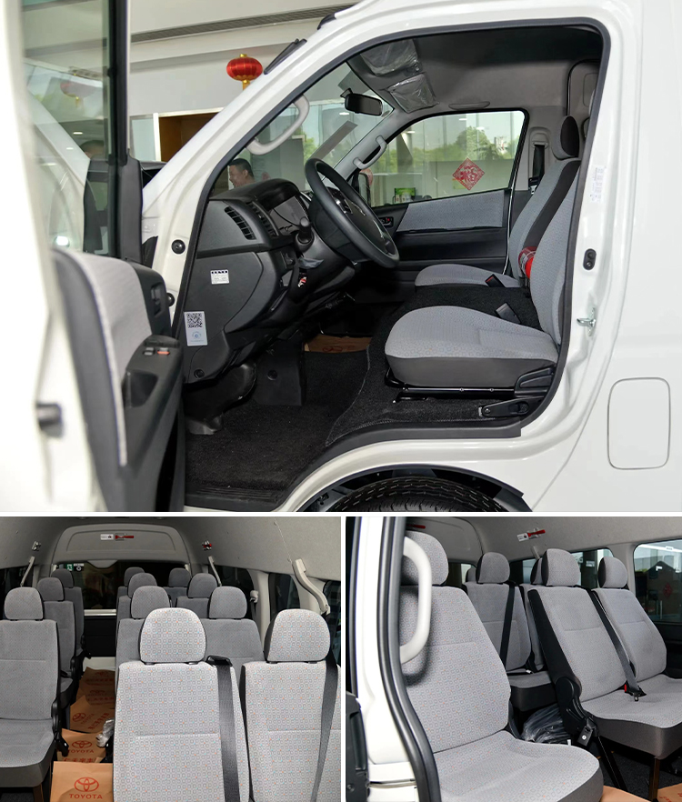 Multi-function Steering Wheel 13 Seat Small Buses for Toyota Haishi's Mini Coach in 2024