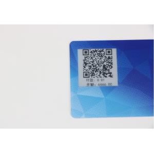 Customized ISO7816 Smart Chip Card E Ink Printed Display 1.0mm thickness