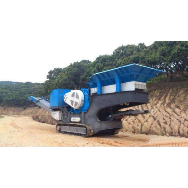 Mineral ZK Linear Vibratory Screen , Flexible Mobile Crusher Plant High Stiffness