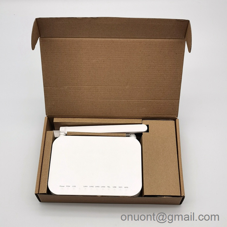 Hisilicon HK739 GEPON ONT Modem Wifi Router 1GE 3FE 1TEL 2.4GHZ 5DBI WIFI