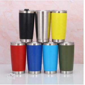 Wholesale Custom Logo Powder Coated Stainless Steel Tumbler Regular 2025 Wholesale Bulk Custom 20 Oz Powder from china suppliers