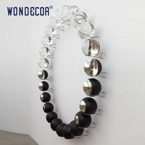Wholesale Smooth Texture Metal Wall Art Sculpture Customized Contemporary Ball from china suppliers