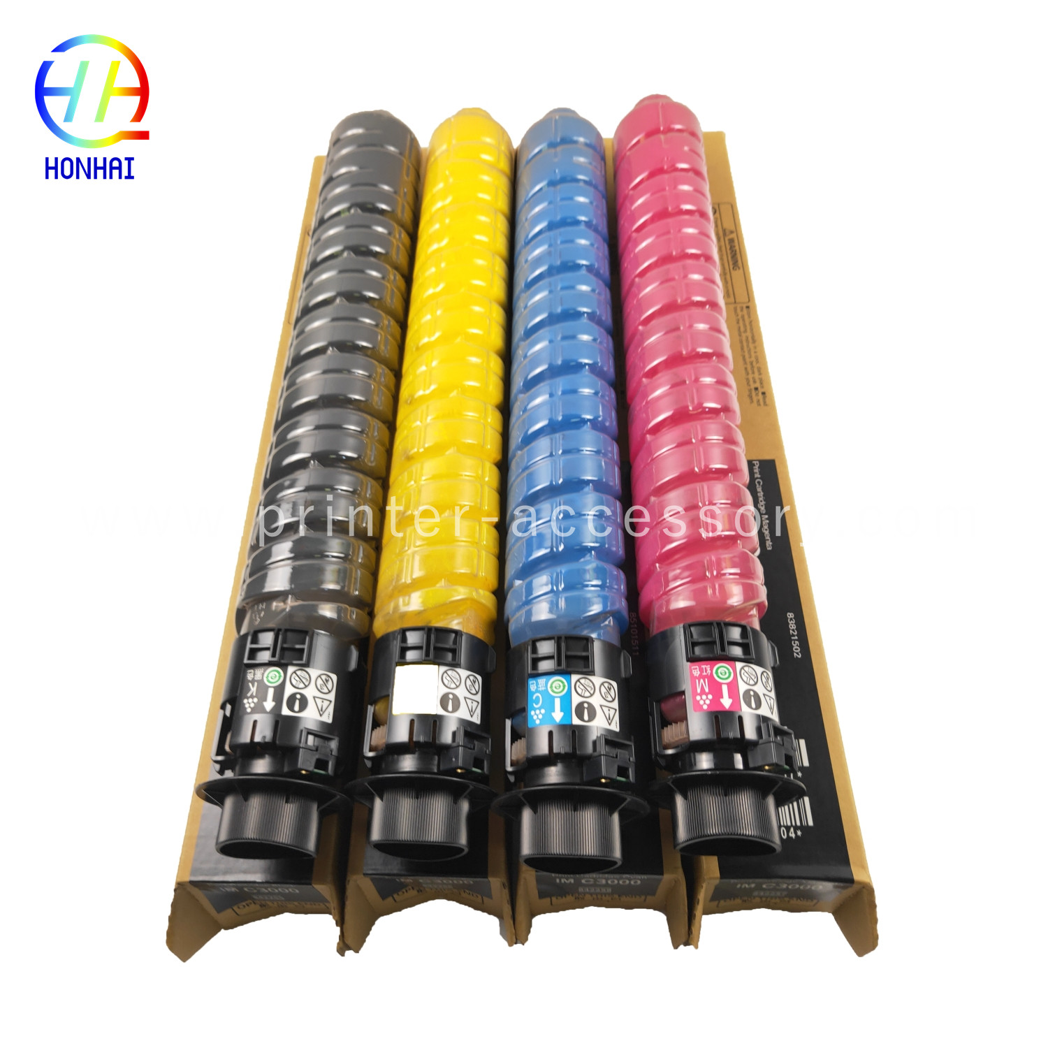 Original Toner Cartridges Set Of 4 For Ricoh IMC3000 IMC3500 842255 842256 842257 842258