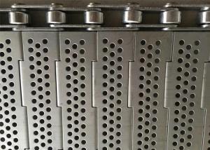 Wholesale 316 L Stainless Plate Link Belt , Perforated Plate Mesh For Noodles Drying from china suppliers