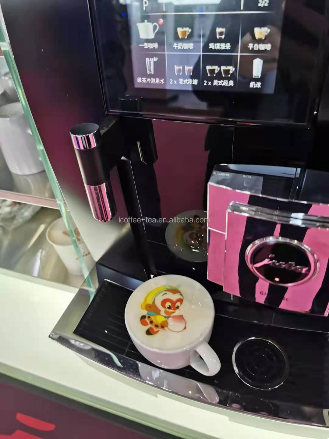 Full Touch Screen Operation Coffee Printing Machine Cookie Printer 220VAC