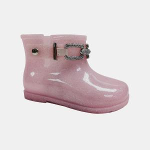 Wholesale SEDEX Gender Neutral Design Kids Glitter PVC Ankle Rain Boots from china suppliers