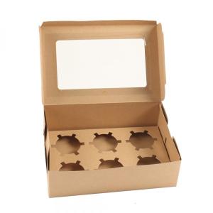 Wholesale Screen Printing 300gsm Paper Take Away Box For Cupcake from china suppliers