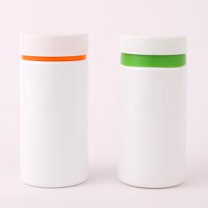 Wholesale Manufacture Custom 100 150 200 250 300ml PET Plastic Packaging Vitamin Empty White Pill Bottles for Medical Capsule Storage from china suppliers