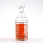 750ml Liquor Glass Bottle for Whiskey Bourbon Gin Customized Super Flint Glass