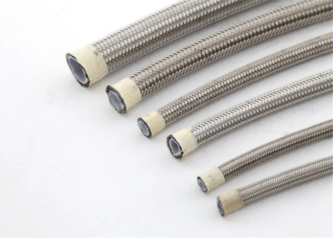 Rake Hose SAE 100R14 - PTFE Braided Hose With Smooth Surface