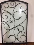 Hollow Wrought Iron Glass Safety Tempered Technical Entry Door Suit Oval Shaped