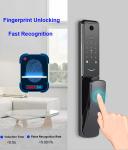 4 AA Fingerprint Password Door Lock