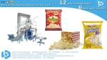 Popcorn snack automatic packaging machine full set stainless steel frame