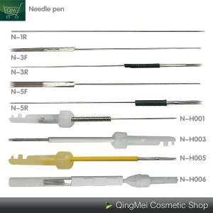 Wholesale Stainless Steel Lip / Eyebrow / Eyeliner Tattoo Machine Needle , Precision Sterile Tattoo Needles from china suppliers