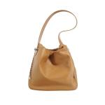 Simple Genuine Leather Ladies Handbags Design Tote Bucket Bag Advantage for
