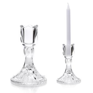 Wholesale Lead Free Crystal Glass Candle Holder for Home Decoration from china suppliers