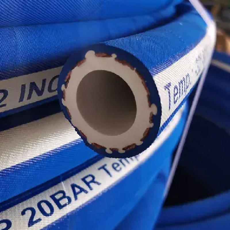 Resistant To Weathering Acid Transfer Hose Customizable With Camlock Flange