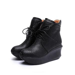 Wholesale S228 Warm fleece lining, thick bottom, high fashion short boots, handmade leather women's shoes from china suppliers