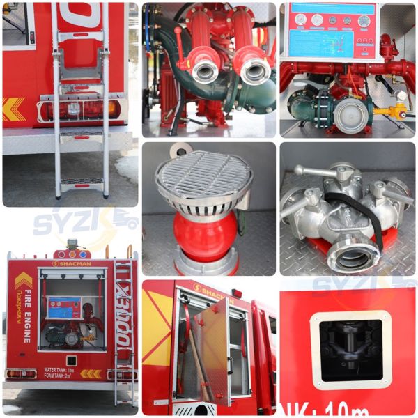 Diesel Engine Foriest Fire Truck 12000Kg Electric Fire Extinguishing Vehicle