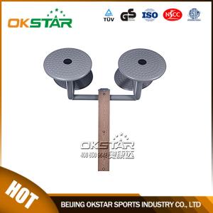 Wholesale outdoor gym equipment Park Wood outdoor Exercise Equipment Tai Chi Spinner For Arm Training from china suppliers
