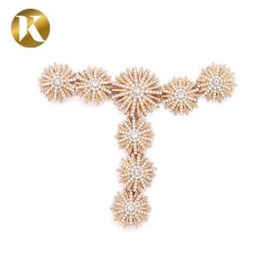 Wholesale T Shape Rhinestone Women Metal Shoe Buckles With Fashion Appearance from china suppliers