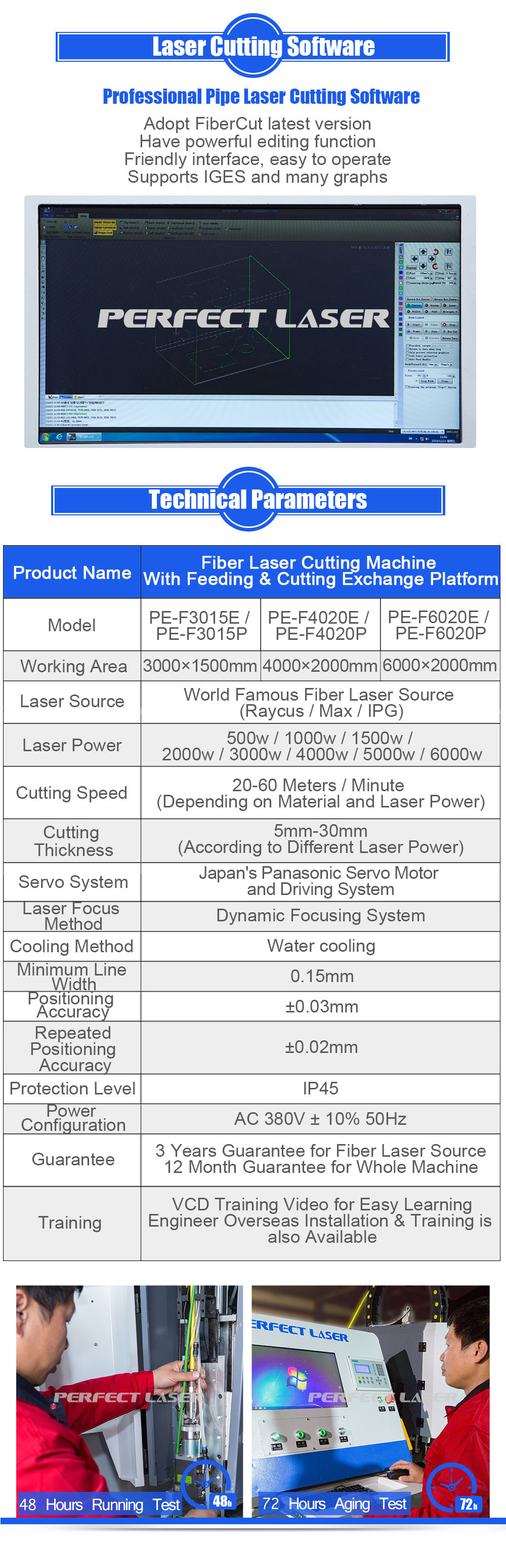 Aluminum Steel Brass Fiber Laser Tube Cutting Machine With Automatic Switching Platform