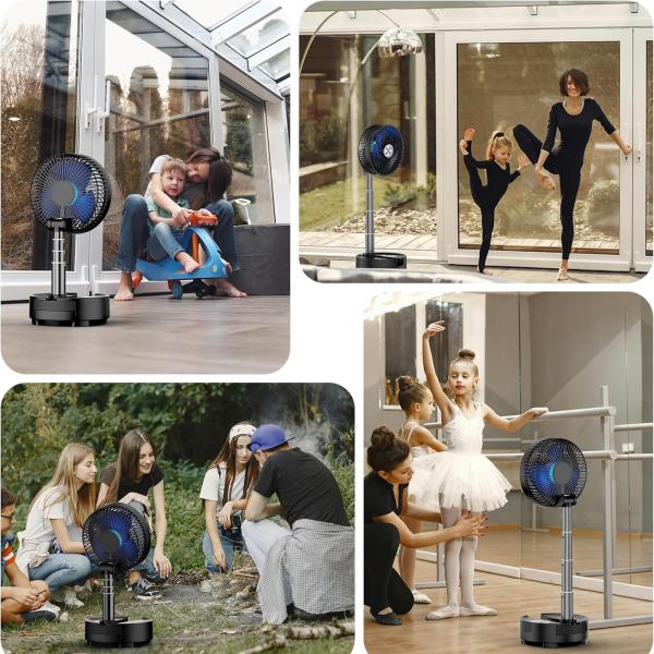 Socool Fan 20000mAh Portable Remote Control Fan Indoor And Outdoor Camping Fan 9