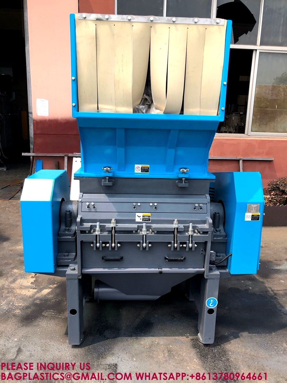 Crushing Machine Plastic Crusher Shredder Grinding Machine, Recycled Plastics, Recyclable