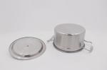 8pcs Countertop dining steel rivets milk pot flame free cooking pot with lid