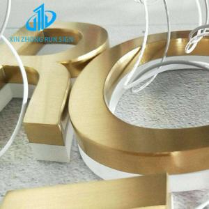 Wholesale Business sign indoor outdoor backlit illuminated company business led signage wall from china suppliers