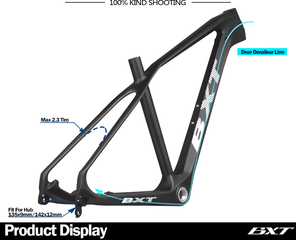 27.5er MTB Carbon Mountain Bike With Full Carbon Bike Frame & Fork