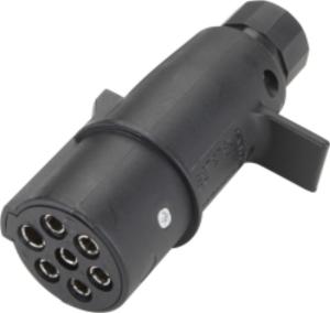Wholesale Black 7 Pin European Trailer Connector Plug With Nut Trailer Connector from china suppliers