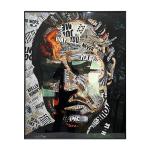6 Color Portrait Crystal Porcelain Painting On Acrylic Graffiti Art Wall Decor