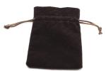 Luxury Suede Drawstring Jewelry Pouch Pantone Color With Embroidery Logo