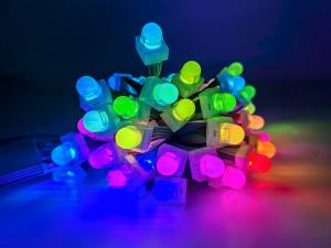 Wholesale IP67 12mm 5050 SMD LED DC5V RGB UCS1903 Square LED Pixel Light from china suppliers