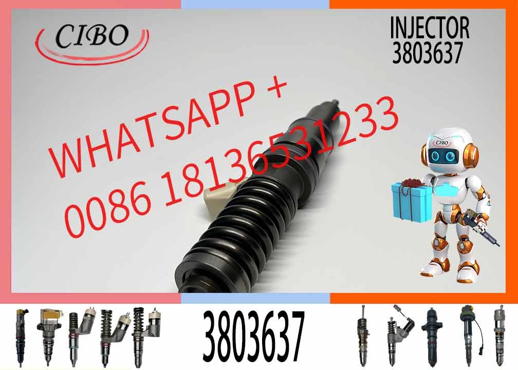 Construction Machinery Parts 3803637 BEBE4C08001 Common Rail Fuel Injector