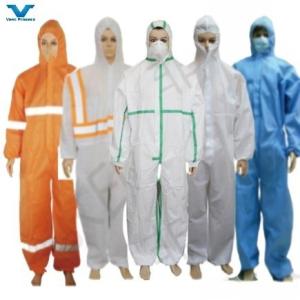 Wholesale Non Woven Coverall CE Cat 3 III Type 4/5/6 Safety PPE Protective Microporous Disposable from china suppliers