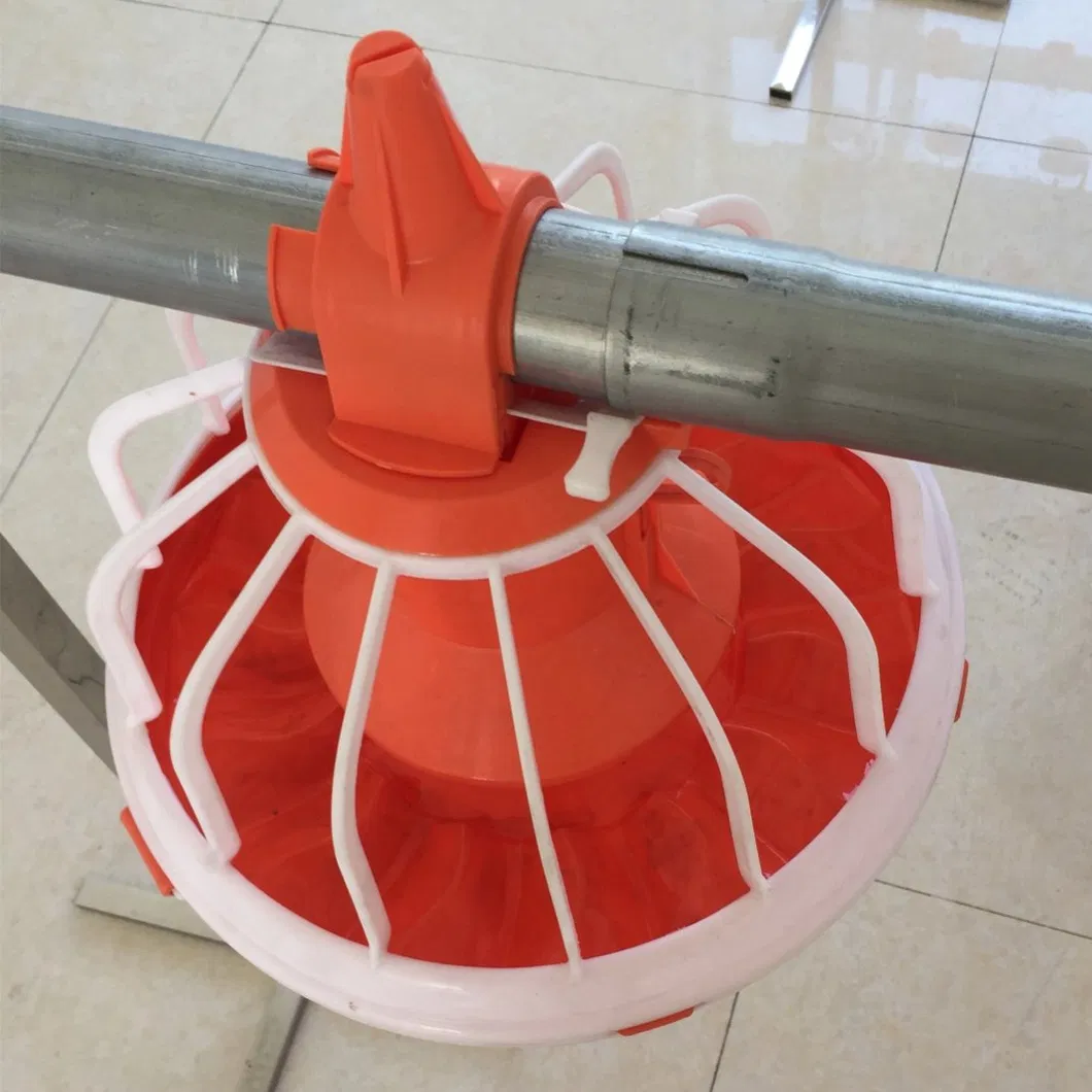 Corrosion Resistant Automatic Poultry Feeding Equipment PP Construction Pan Feeder