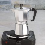Sliver Stovetop Espresso Coffee Maker Essential Barista Tools Stainless Steel