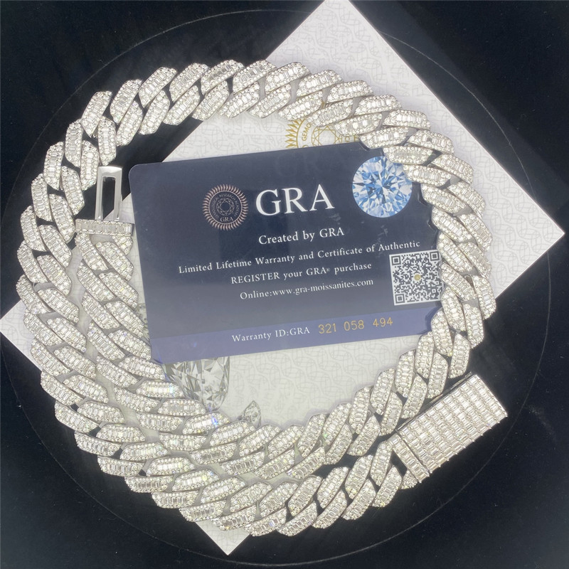 Tester Miami Real VVS Cuban Link 9.25 Hardness Hip Hop Cuban Link Bling