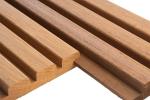 Harmless Office Wood Veneer Slats Panel Flameproof For Audio Room