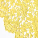 F50264 customizable 51-52" polyester dress making guipure embroidered lace