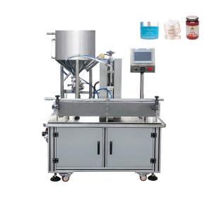 Wholesale Single-Room Feeding Npack 50g-250g Cosmetic Cream Body Lotion Filling Machine For Jar from china suppliers