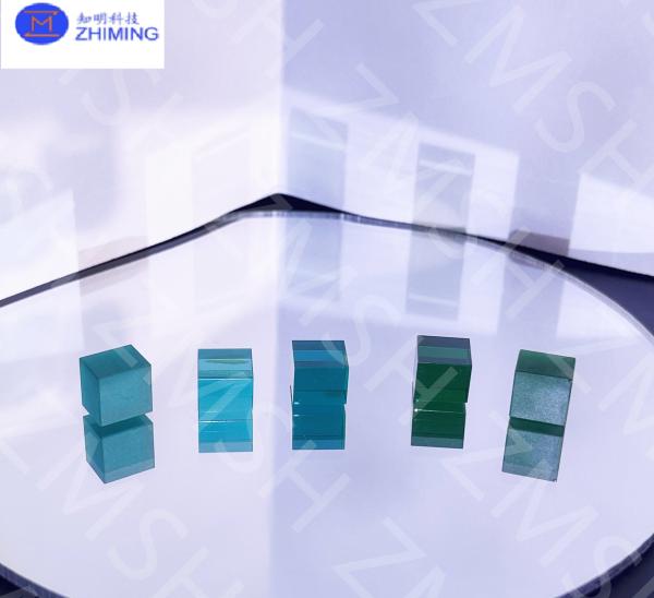 Sapphire Gemstone Raw Material Lab Made Olive Green Soft Mint Green Emerald