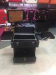 Waterproof Travel Cosmetic Luggage Case , Multipurpose Makeup Trolley Bag