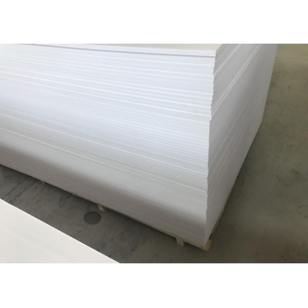 Interior Design PVC Crust Foam Board 0.35g / Cm3 Density 15.5mm Thinckness